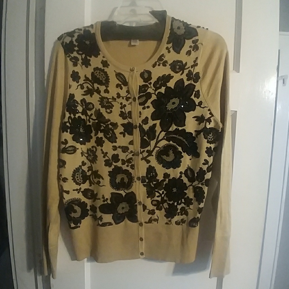 Neiman Marcus exclusive sequin cardigan